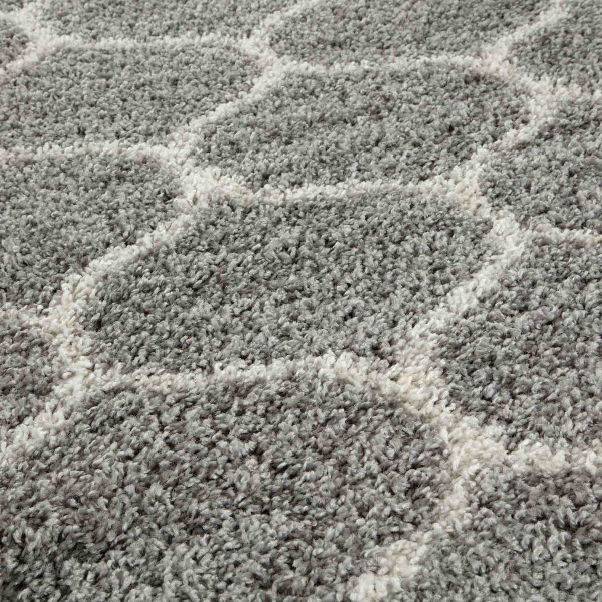 The Rugs Rugs Moroccan Grey Shaggy Rug | 610 House of Isabella UK