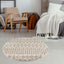 The Rugs Rugs Moroccan Ivory Beige Shaggy Rug | 1030 House of Isabella UK