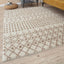 The Rugs Rugs Moroccan Ivory Beige Shaggy Rug | 1030 House of Isabella UK