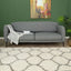 The Rugs Rugs Moroccan Ivory Shaggy Rug | 600 House of Isabella UK