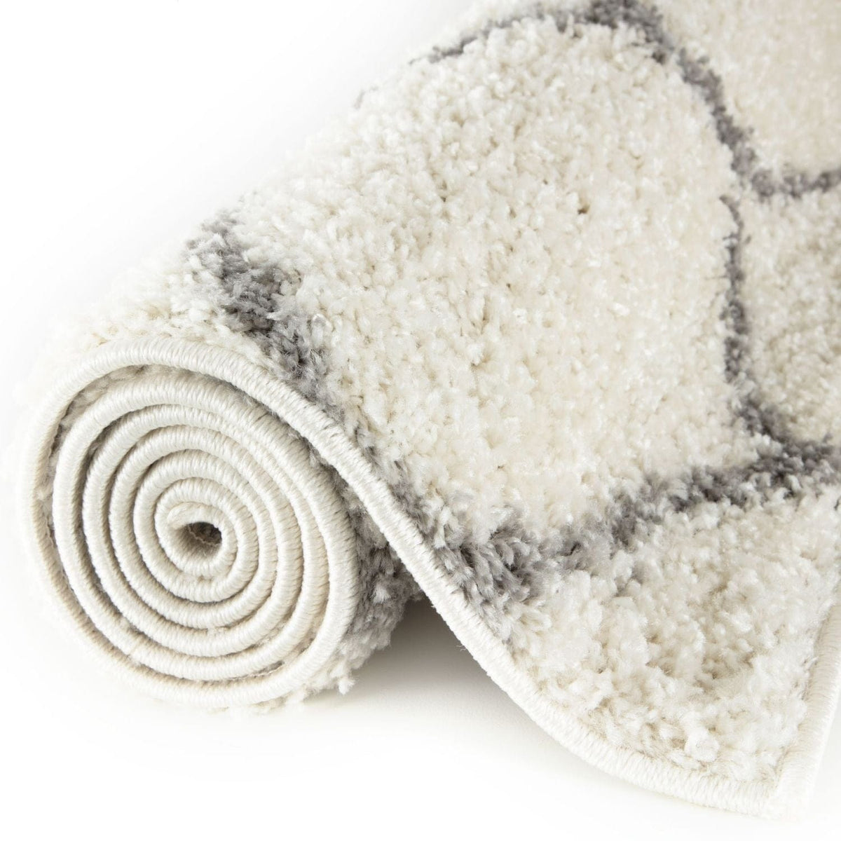 The Rugs Rugs Moroccan Ivory Shaggy Rug | 600 House of Isabella UK