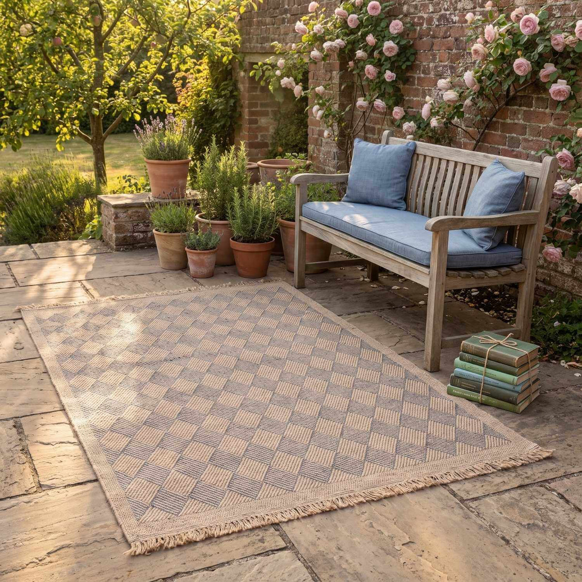 The Rugs Rugs Nature Outdoor Rug Blue | 5300B House of Isabella UK