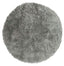 The Rugs Rugs Ø 100 cm Soft Washable Grey Shaggy Rug | SA-04 House of Isabella UK