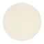 The Rugs Rugs Ø 100 cm Washable Ghost Ivory Shaggy Rug House of Isabella UK