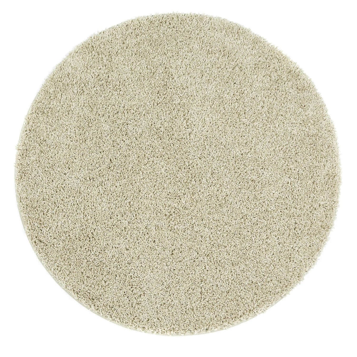 The Rugs Rugs Ø 100 cm Washable Stone Shaggy Rug House of Isabella UK
