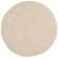 The Rugs Rugs Ø 133 cm Chicago Cream Shaggy Rug House of Isabella UK