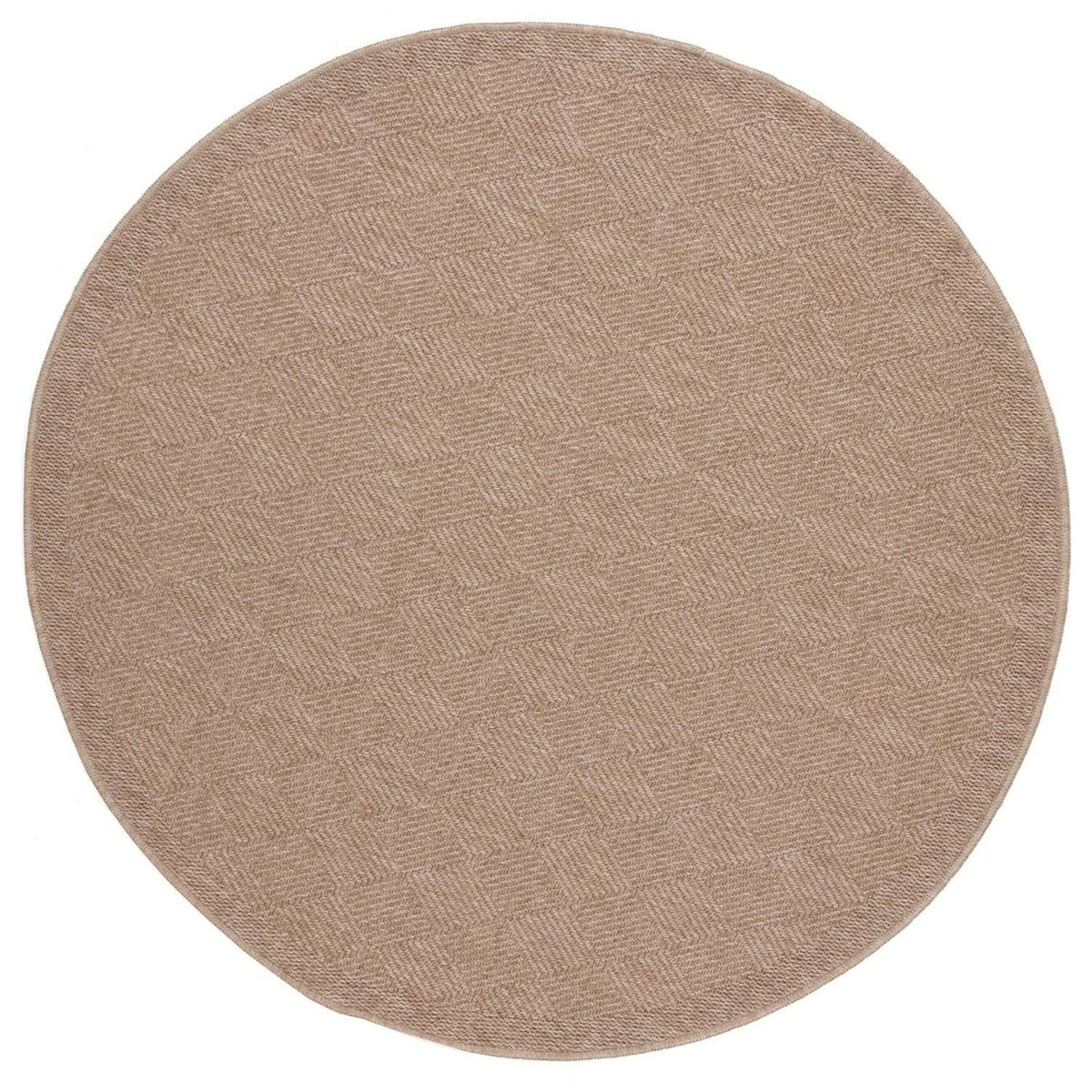 The Rugs Rugs Ø 160 cm Nature Outdoor Rug Neutral | 5300N House of Isabella UK