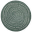 The Rugs Rugs Ø 200 cm / Green Indoor Outdoor Bali Reversible Round Rug House of Isabella UK