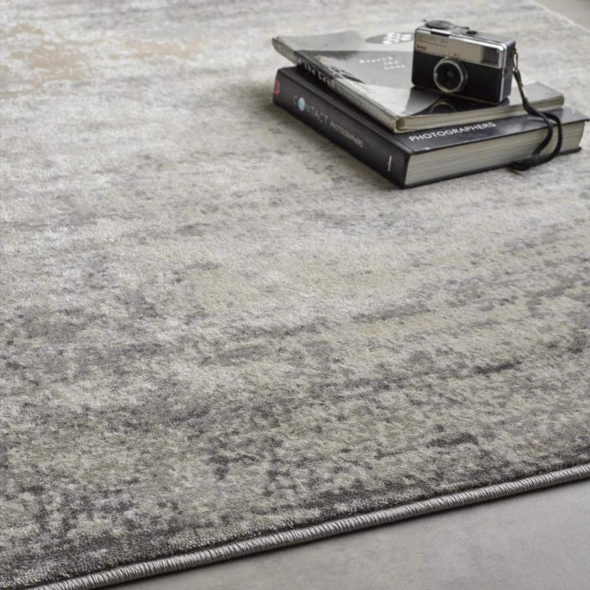 The Rugs Rugs Poetic Grey Abstract Rug House of Isabella UK