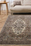 The Rugs Rugs Raja Medallion Vintage Rug – Brown Heritage Elegance House of Isabella UK