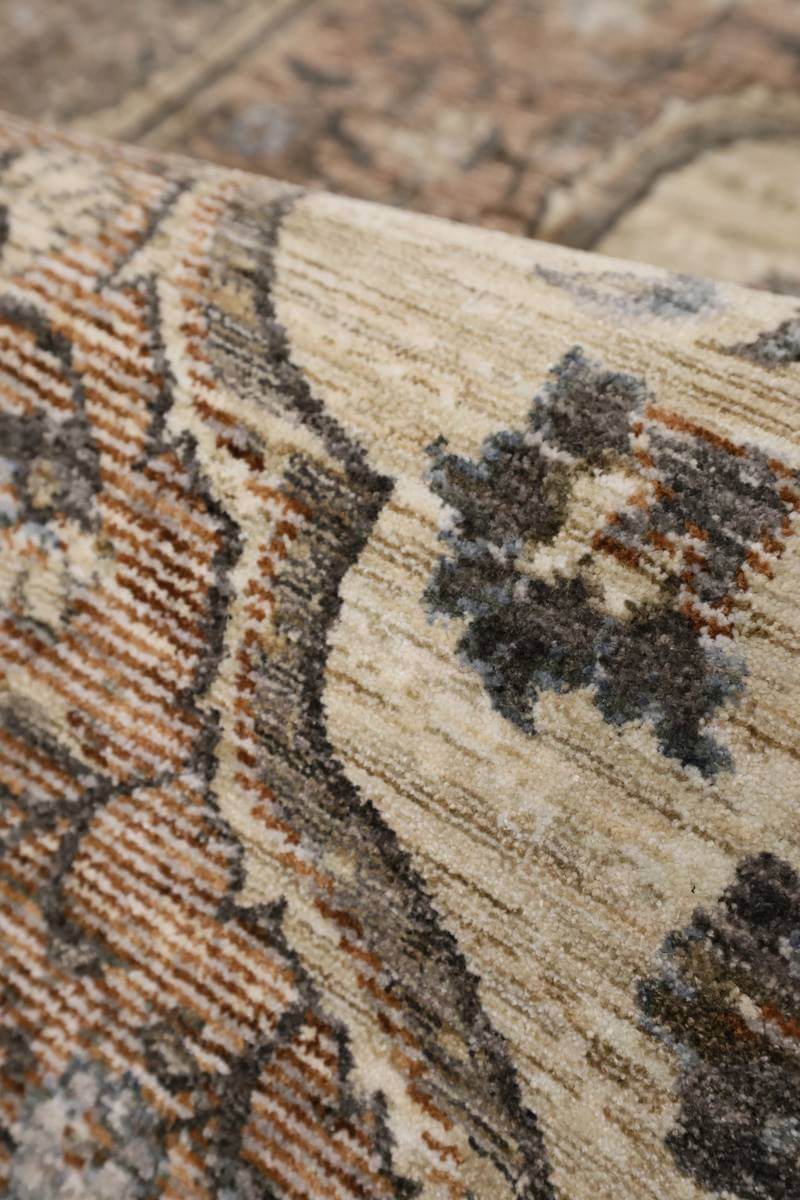 The Rugs Rugs Raja Medallion Vintage Rug – Brown Heritage Elegance House of Isabella UK
