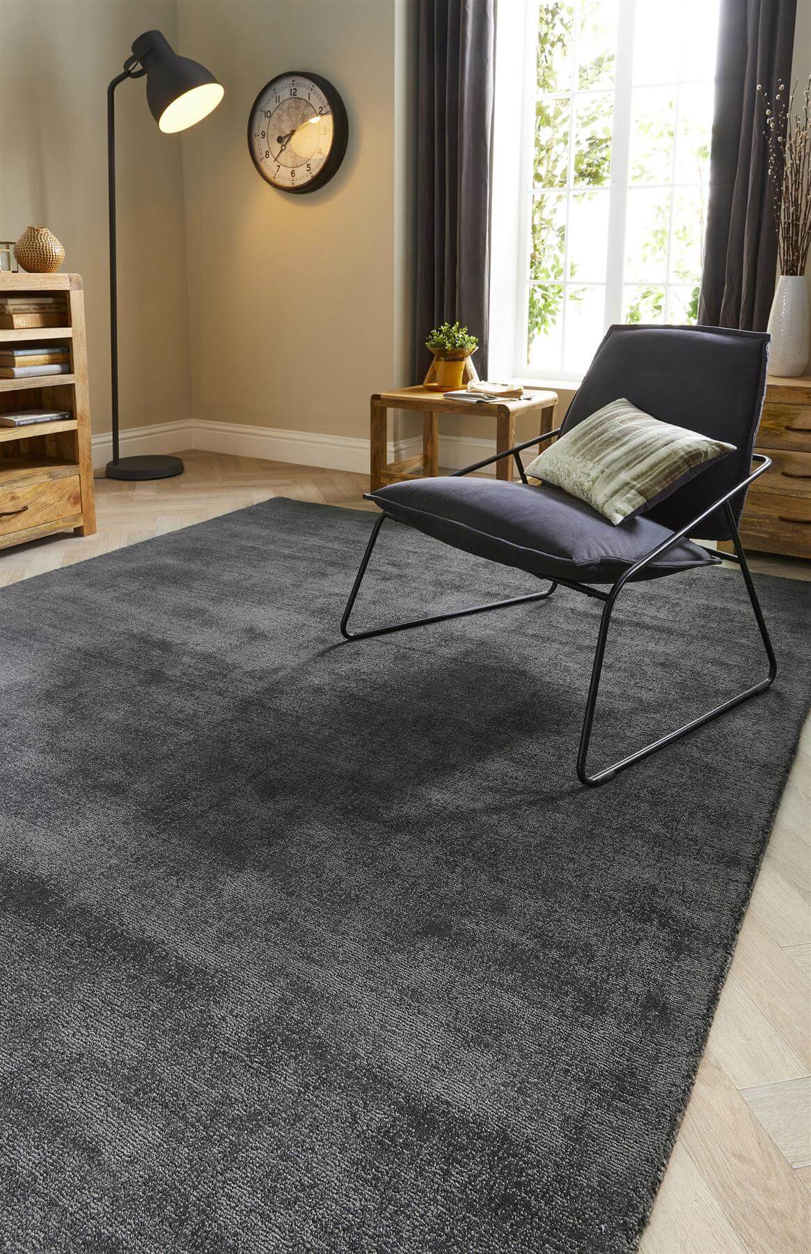 The Rugs Rugs Reef Dark Grey Eco-Friendly Rug House of Isabella UK