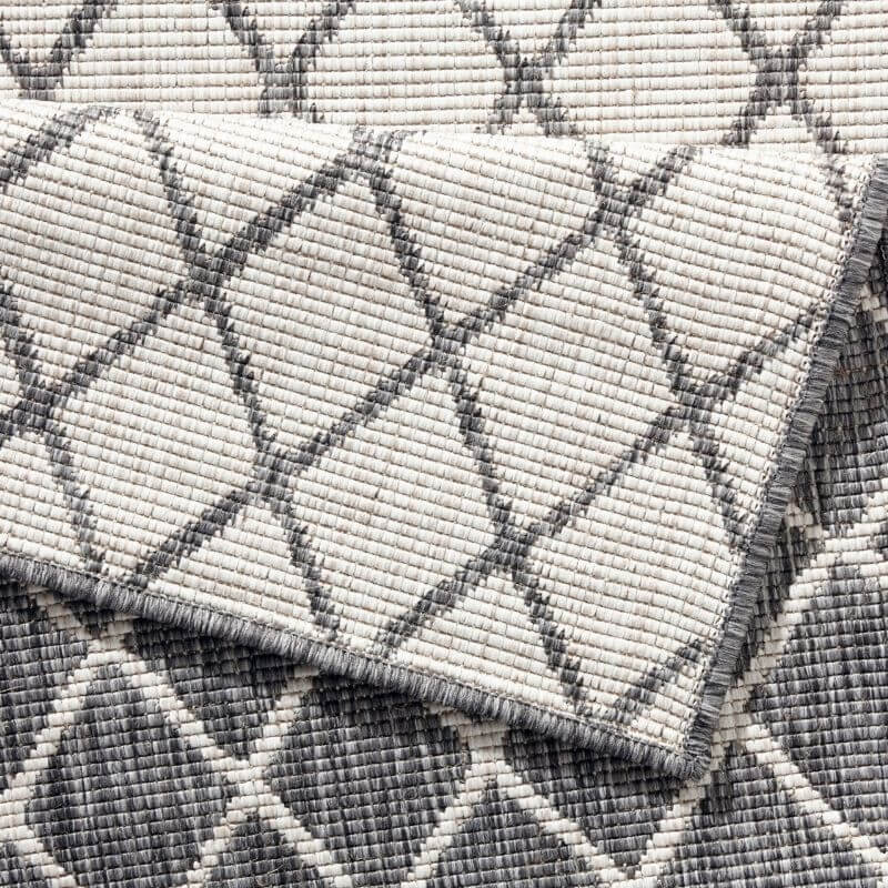 The Rugs Rugs Reversible Indoor-Outdoor Geometric Flatweave Rug House of Isabella UK