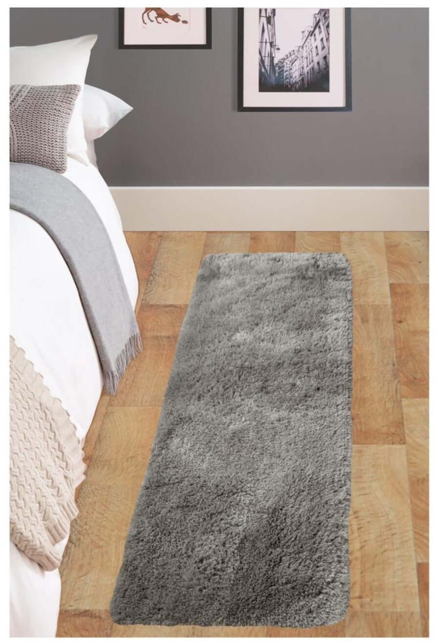 The Rugs Rugs Soft Washable Grey Shaggy Rug | SA-04 House of Isabella UK