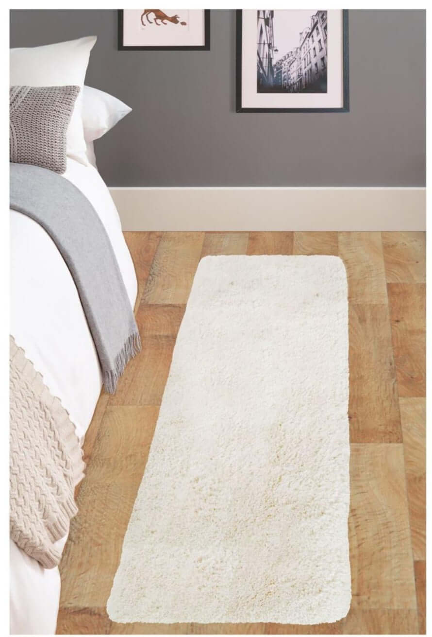 The Rugs Rugs Soft Washable Ivory Shaggy Rug | SA-01 House of Isabella UK