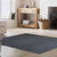 The Rugs Rugs Solid Design Low Pile Eco Charcoal Rug House of Isabella UK