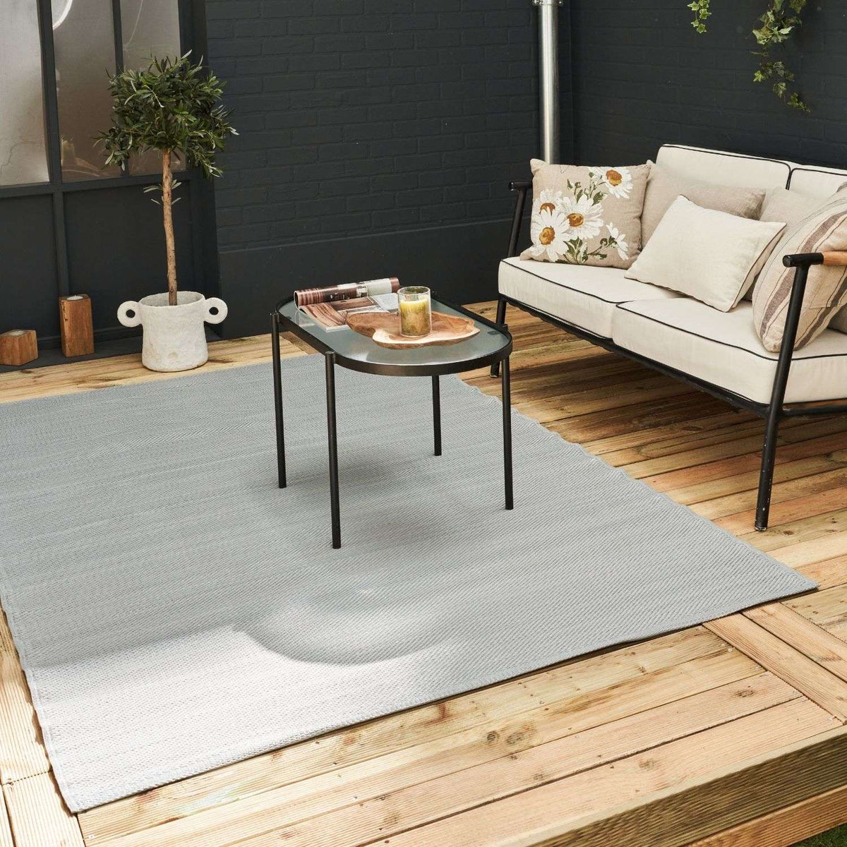 The Rugs Rugs Urban Outdoor Rug Grey | 1000 House of Isabella UK