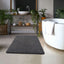 The Rugs Rugs Washable Charcoal Shaggy Rug House of Isabella UK