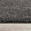 The Rugs Rugs Washable Charcoal Shaggy Rug House of Isabella UK