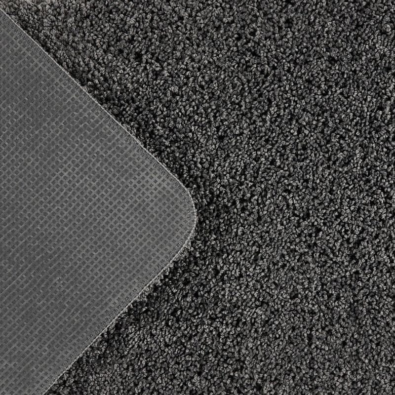 The Rugs Rugs Washable Charcoal Shaggy Rug House of Isabella UK