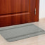 The Rugs Rugs Washable Designer Bordered Grey Rug | 116G House of Isabella UK