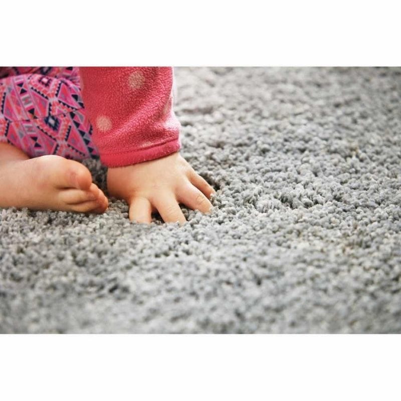 The Rugs Rugs Washable Ghost Grey Shaggy Rug House of Isabella UK