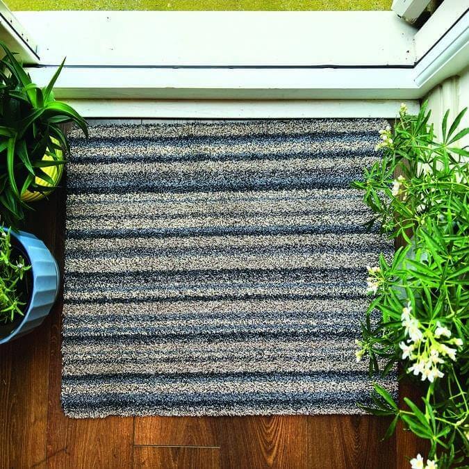 The Rugs Rugs Washable Ribbon Mat in Multicolour House of Isabella UK