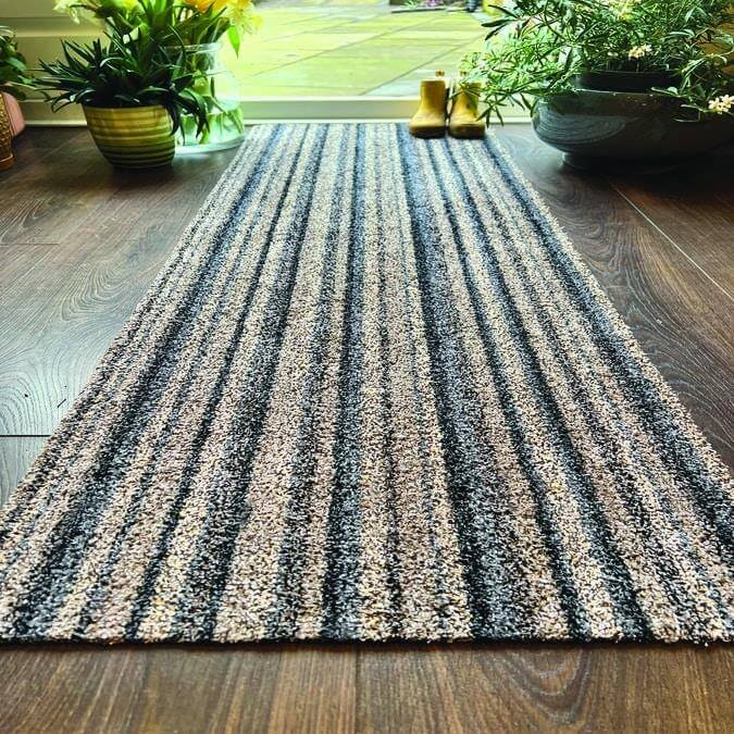 The Rugs Rugs Washable Ribbon Mat in Multicolour House of Isabella UK