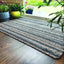 The Rugs Rugs Washable Ribbon Mat in Multicolour House of Isabella UK