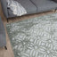 The Rugs Rugs Washable Rug Carina Green | 6934 House of Isabella UK