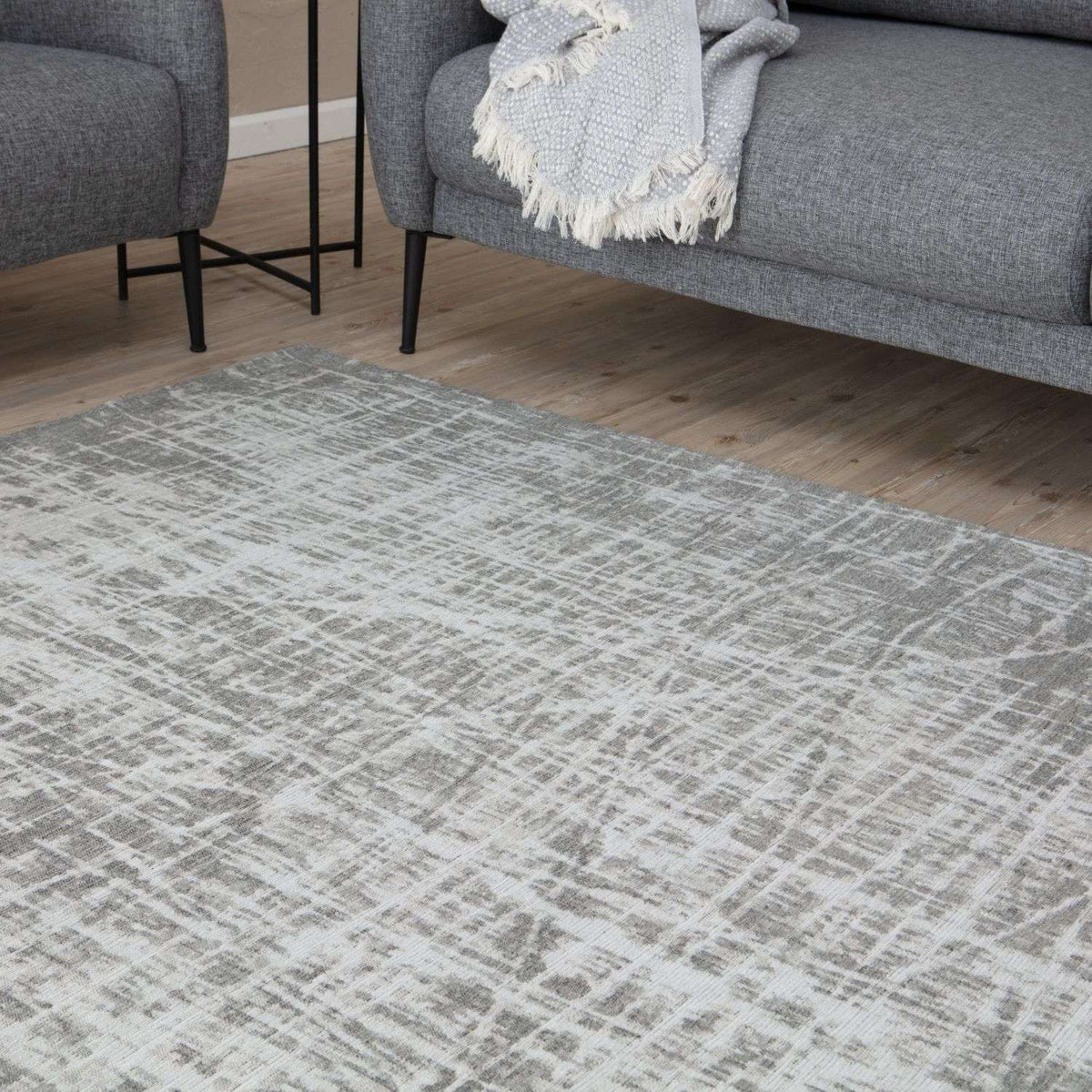 The Rugs Rugs Washable Rug Carina Grey | 6921G House of Isabella UK