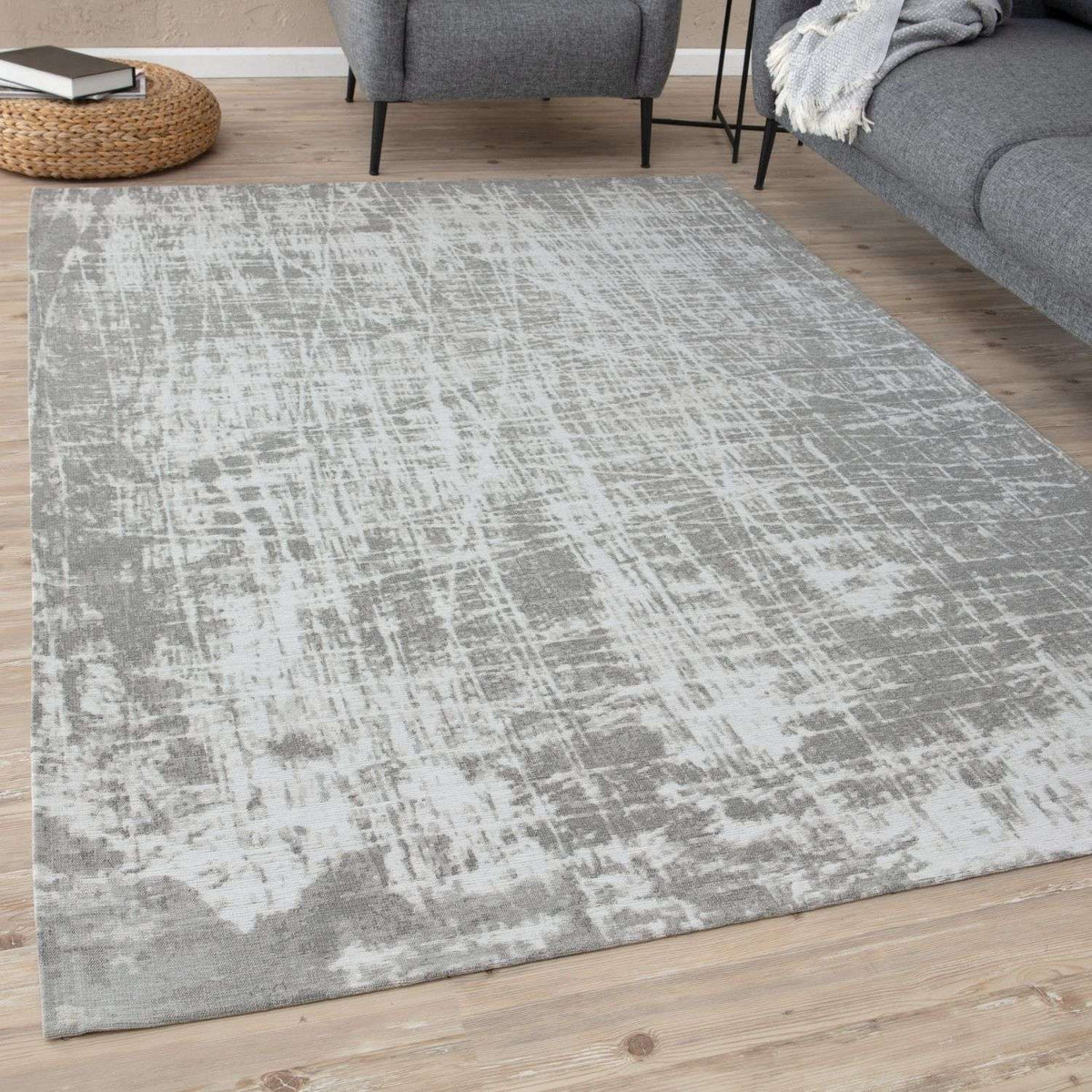 The Rugs Rugs Washable Rug Carina Grey | 6921G House of Isabella UK