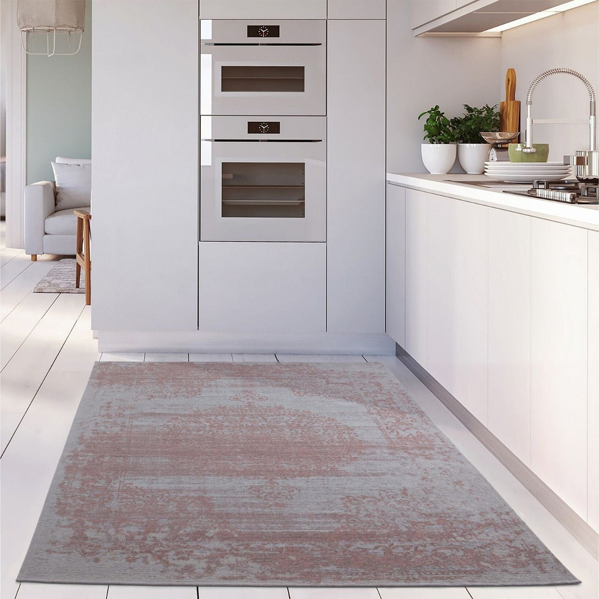The Rugs Rugs Washable Rug Carina Pink | 6941P House of Isabella UK