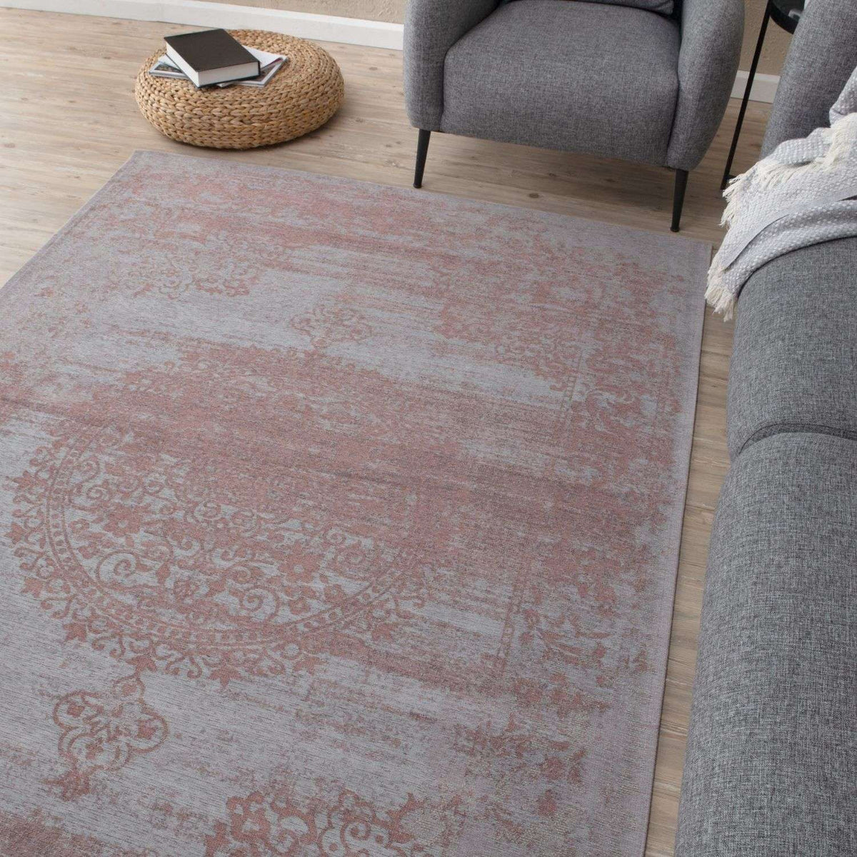 The Rugs Rugs Washable Rug Carina Pink | 6941P House of Isabella UK