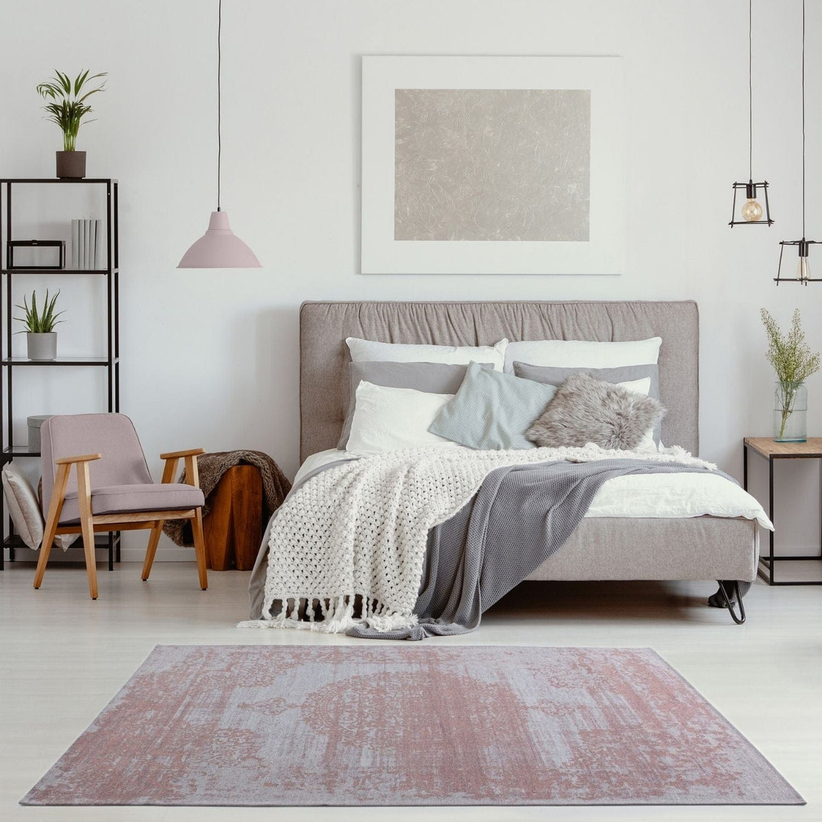 The Rugs Rugs Washable Rug Carina Pink | 6941P House of Isabella UK