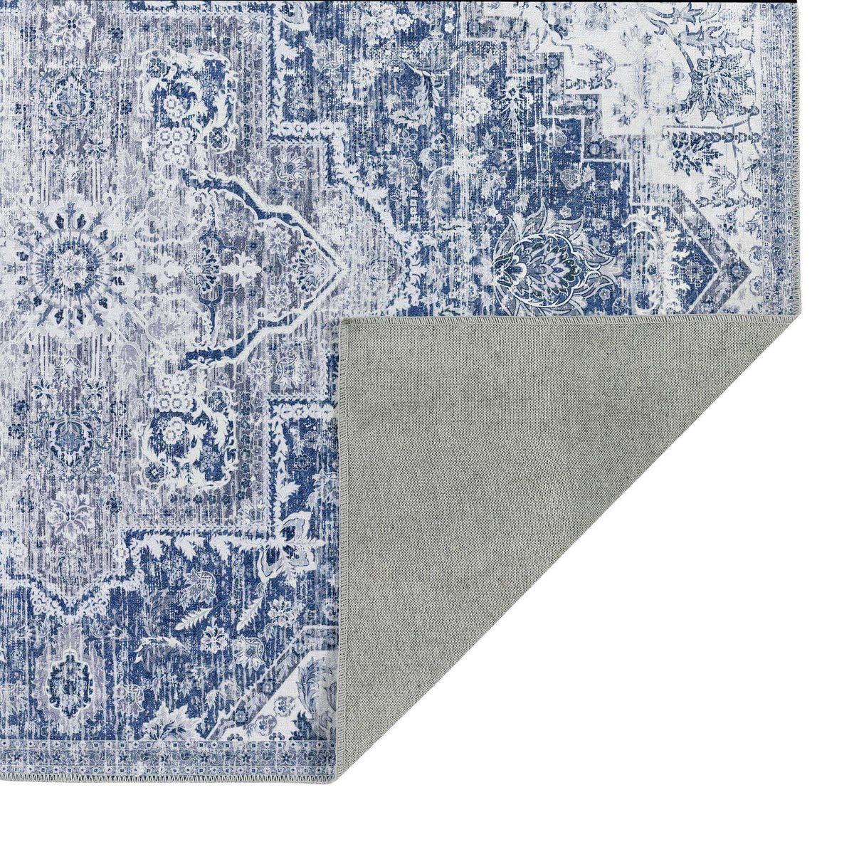 The Rugs Rugs Washable Rug Eterna Blue House of Isabella UK