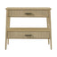 Theodore Alexander Bedroom Balboa Wooden Bedside Table in Coastal Grey House of Isabella UK