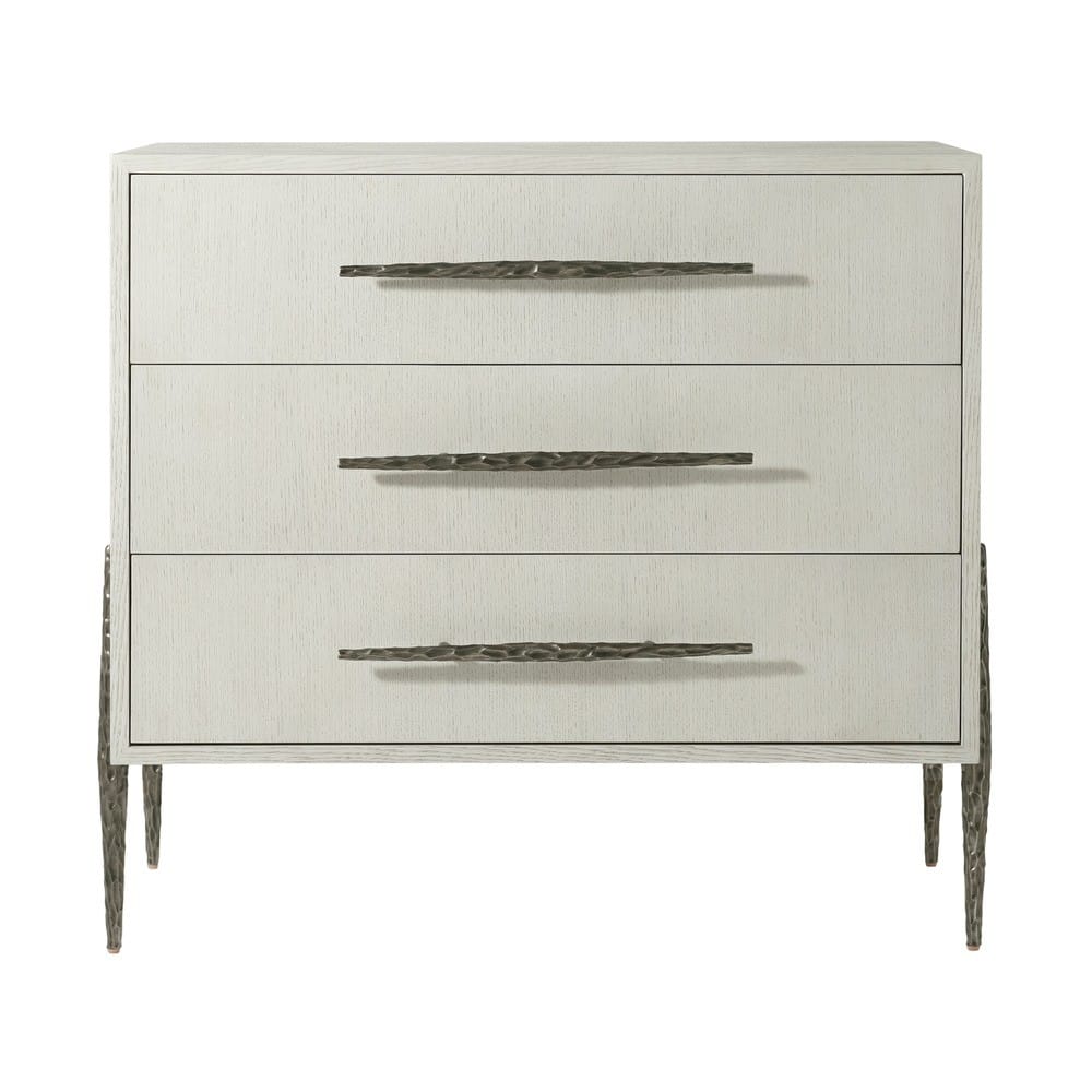 Theodore Alexander Bedroom Bedside Essence Three Drawer Nightstand House of Isabella UK