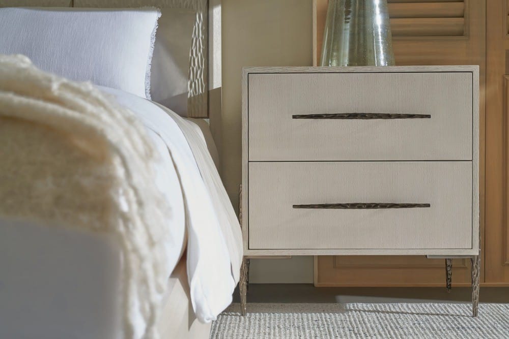 Theodore Alexander Bedroom Bedside Essence Two Drawer Nightstand House of Isabella UK