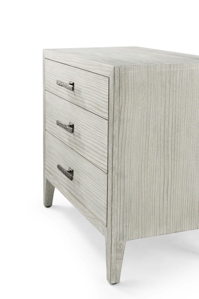Theodore Alexander Bedroom Breeze Three Drawer Bedside Table House of Isabella UK