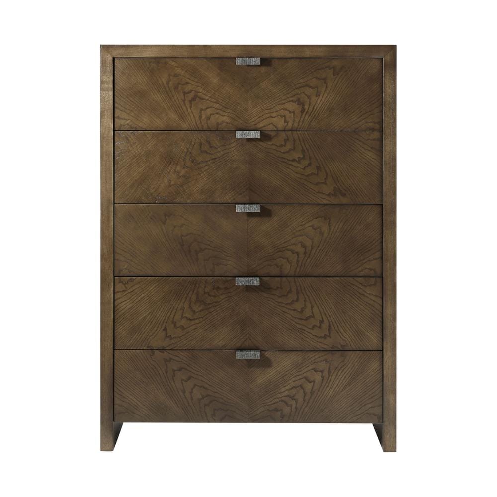 Theodore Alexander Bedroom Catalina Tall Chest in Earth Finish House of Isabella UK