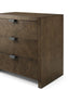 Theodore Alexander Bedroom Catalina Three Drawer Nightstand in Earth Finish House of Isabella UK