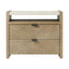 Theodore Alexander Bedroom Catalina Two Drawer Nightstand in Dune Finish House of Isabella UK