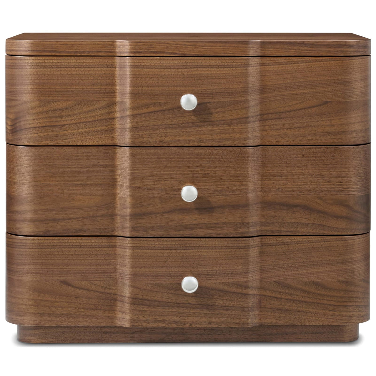 Theodore Alexander Bedroom Coronet Walnut Bedside Table House of Isabella UK