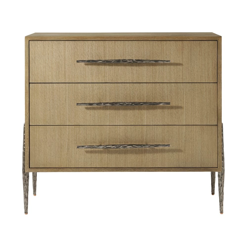 Theodore Alexander Bedroom Essence Three Drawer Nightstand House of Isabella UK