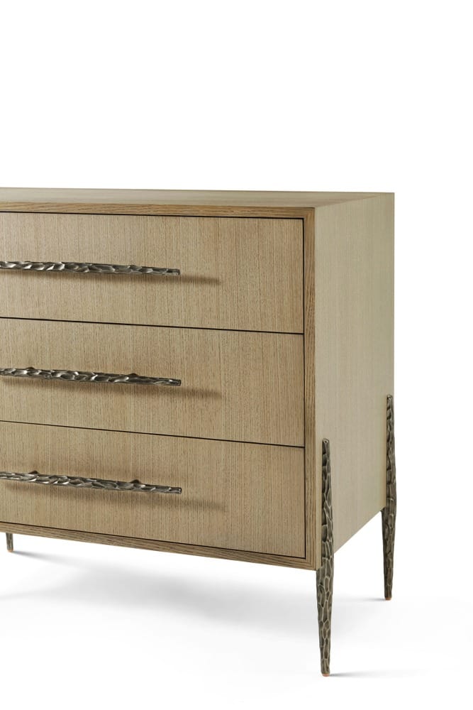 Theodore Alexander Bedroom Essence Three Drawer Nightstand House of Isabella UK