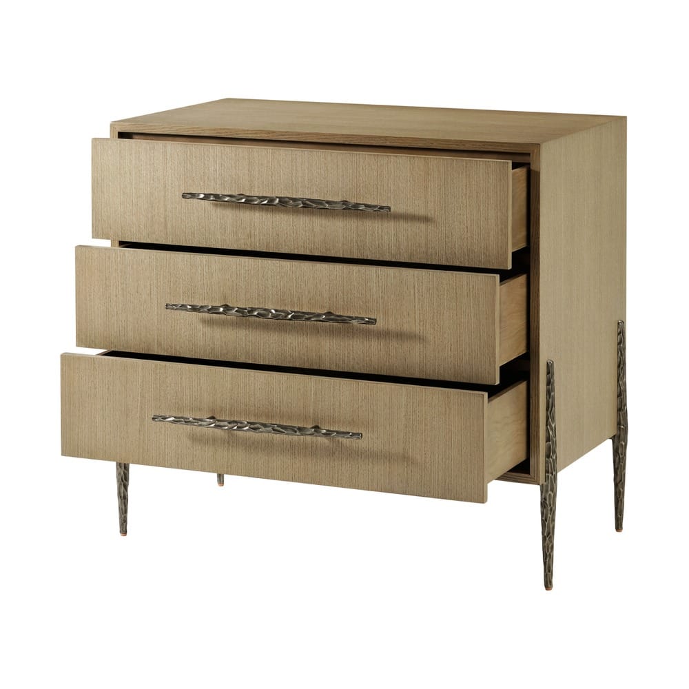 Theodore Alexander Bedroom Essence Three Drawer Nightstand House of Isabella UK