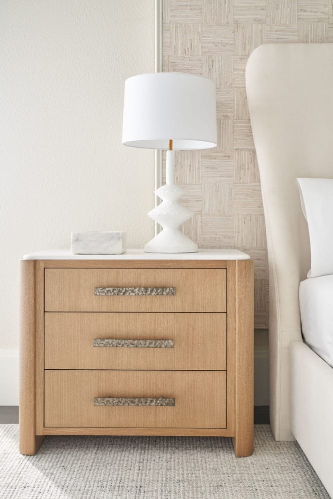 Theodore Alexander Bedroom Essence Three Drawer Nightstand House of Isabella UK