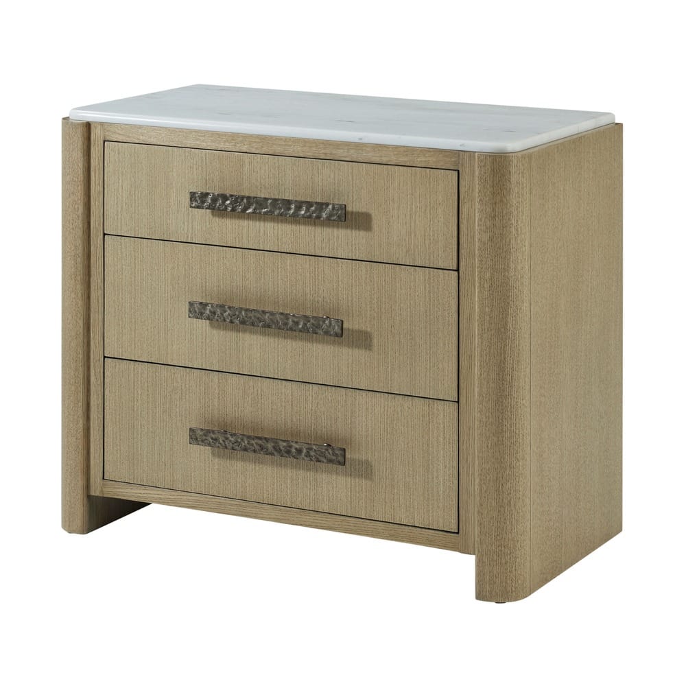 Theodore Alexander Bedroom Essence Three Drawer Nightstand House of Isabella UK