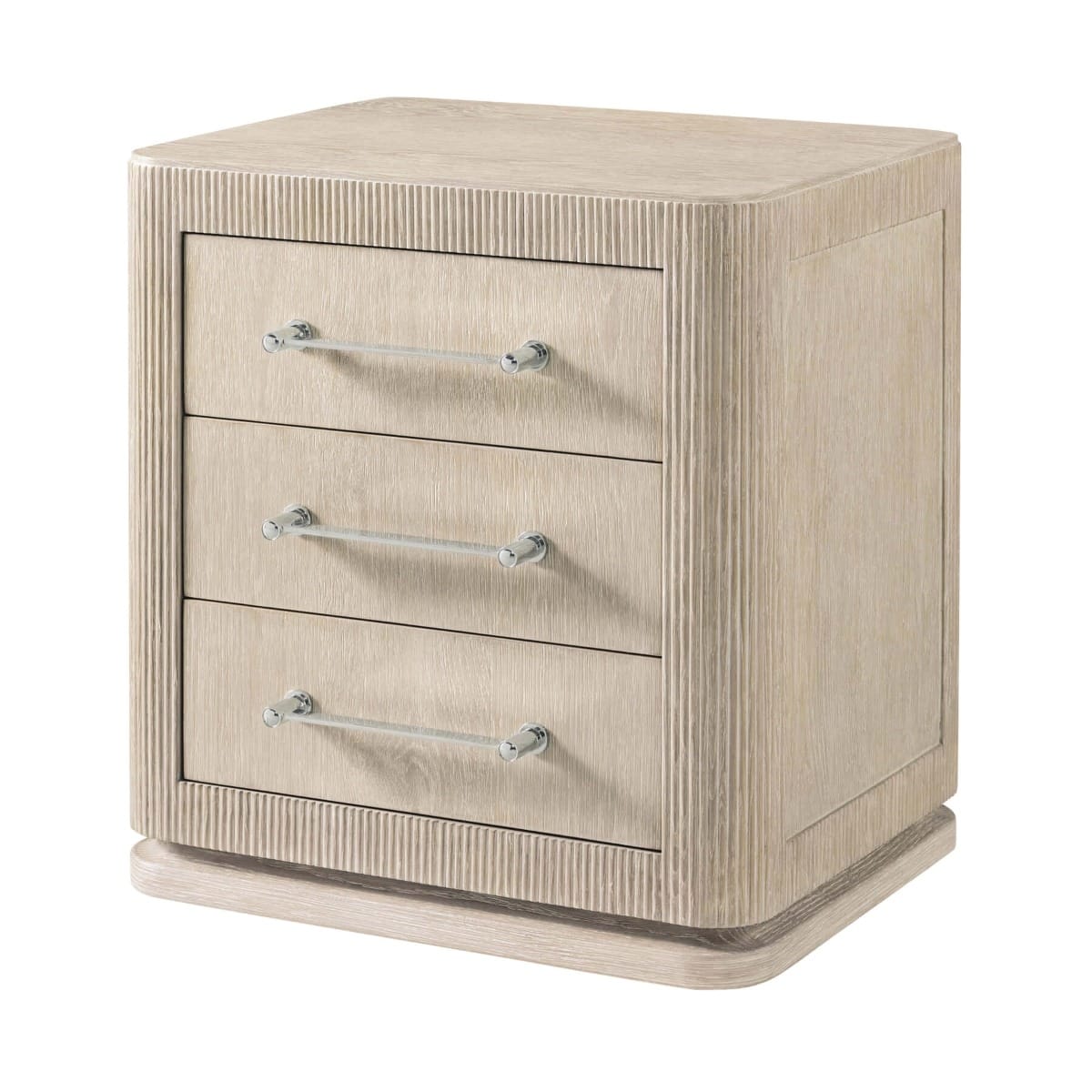 Theodore Alexander Bedroom Horizon Three Drawer Small Bedside Table House of Isabella UK